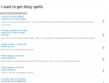 Tablet Screenshot of iusedtogetdizzyspells.blogspot.com