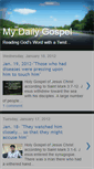 Mobile Screenshot of mydailygospel.blogspot.com
