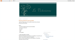 Desktop Screenshot of la-victorienne.blogspot.com
