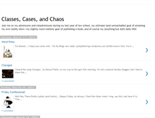 Tablet Screenshot of classescasesandchaos.blogspot.com