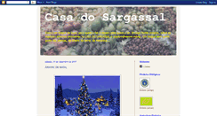 Desktop Screenshot of casadosargassal.blogspot.com