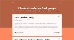 Desktop Screenshot of chocolateandotherfoodgroups.blogspot.com