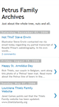 Mobile Screenshot of petrusfamilyarchives.blogspot.com