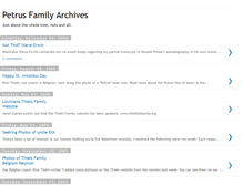 Tablet Screenshot of petrusfamilyarchives.blogspot.com