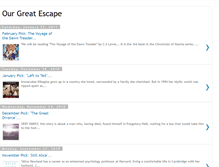 Tablet Screenshot of ourgreatescapebookclub.blogspot.com
