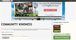 Desktop Screenshot of community-kindness.blogspot.com