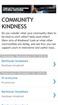 Mobile Screenshot of community-kindness.blogspot.com