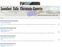 Tablet Screenshot of loonfootfalls.blogspot.com