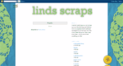 Desktop Screenshot of lindsscraps.blogspot.com