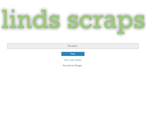 Tablet Screenshot of lindsscraps.blogspot.com