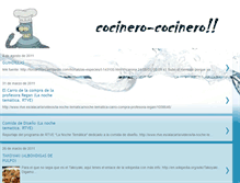 Tablet Screenshot of cocinero-cocinero.blogspot.com