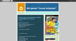 Desktop Screenshot of dhc-games.blogspot.com