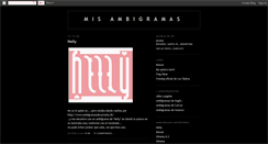 Desktop Screenshot of negroambigramas.blogspot.com