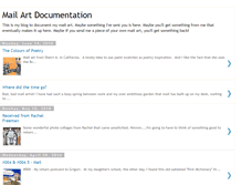 Tablet Screenshot of mailartjournal.blogspot.com