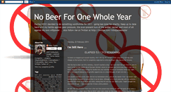 Desktop Screenshot of nobeerforonewholeyear.blogspot.com