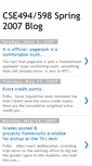 Mobile Screenshot of cse494-598-s07.blogspot.com