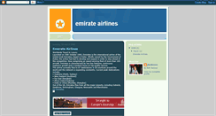 Desktop Screenshot of emirateairlines.blogspot.com