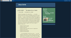 Desktop Screenshot of jesuschristwebsites.blogspot.com