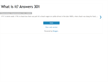 Tablet Screenshot of answers301x.blogspot.com