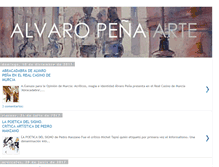 Tablet Screenshot of galeriaartealvaro.blogspot.com