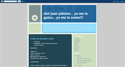 Desktop Screenshot of donjuanpalomo.blogspot.com