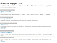 Tablet Screenshot of dzulmusa.blogspot.com