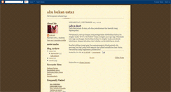 Desktop Screenshot of akubukanustaz.blogspot.com