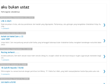 Tablet Screenshot of akubukanustaz.blogspot.com