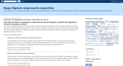 Desktop Screenshot of hugosigmanempresarioargentino.blogspot.com