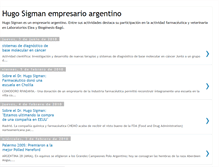 Tablet Screenshot of hugosigmanempresarioargentino.blogspot.com
