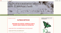 Desktop Screenshot of grupoexcursionista.blogspot.com