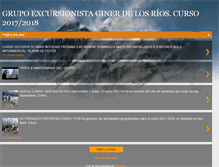 Tablet Screenshot of grupoexcursionista.blogspot.com