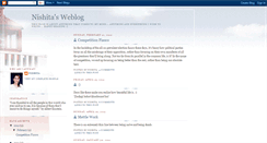 Desktop Screenshot of agarwalnishita.blogspot.com