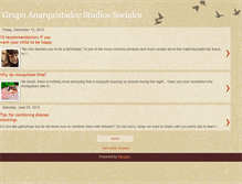 Tablet Screenshot of grupoanarquistadeestudiossociales.blogspot.com