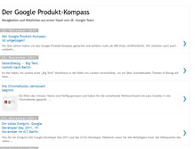 Tablet Screenshot of google-produkt-kompass.blogspot.com