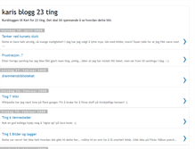Tablet Screenshot of karisblogg23ting.blogspot.com
