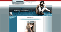 Desktop Screenshot of modelingguide.blogspot.com