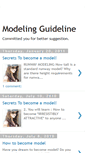 Mobile Screenshot of modelingguide.blogspot.com