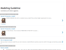 Tablet Screenshot of modelingguide.blogspot.com