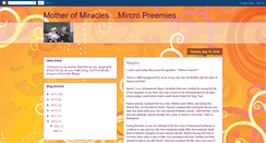 Desktop Screenshot of motherofmiracles.blogspot.com