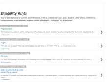 Tablet Screenshot of disabilityrants.blogspot.com