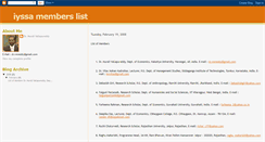 Desktop Screenshot of iyssamemberslist.blogspot.com