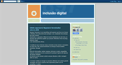 Desktop Screenshot of inclusaonaweb.blogspot.com