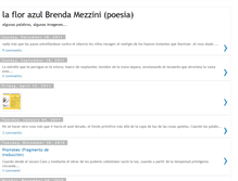Tablet Screenshot of laflorazul-poesia.blogspot.com