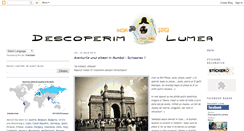 Desktop Screenshot of descoperimlumea.blogspot.com