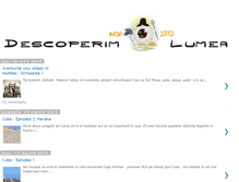 Tablet Screenshot of descoperimlumea.blogspot.com