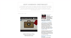 Desktop Screenshot of jeffgordonchevy.blogspot.com
