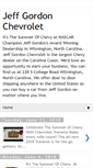 Mobile Screenshot of jeffgordonchevy.blogspot.com