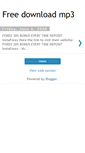 Mobile Screenshot of mp3-download-2u.blogspot.com