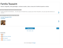 Tablet Screenshot of familiatoussaint.blogspot.com